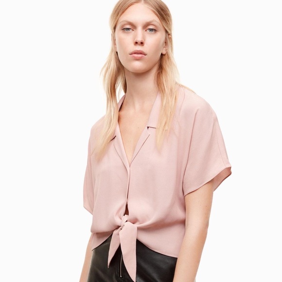 Wilfred Free The Tie Front Blouse - Picture 2 of 7